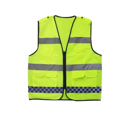 China High Visibility Reflective Sell Well New Type Traffic Safety Highlight Pockets Type Reflective Vest for sale