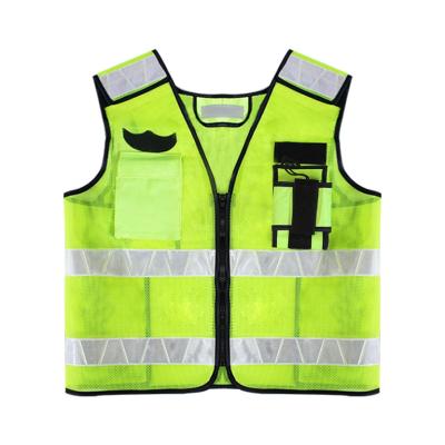 China Various Factory High Reflective Manufacturing Visibility Mesh Traffic Safety Reflective Vest for sale