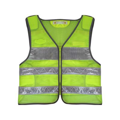 China High Visibility Reflective Economical Custom Design Traffic Safety Reflective Vest Customized Logo for sale