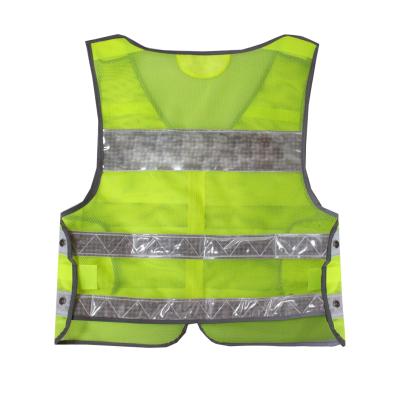 China High Visibility Reflective Top Sell Guaranteed Quality Traffic Safety Reflective Vest Customized Logo for sale