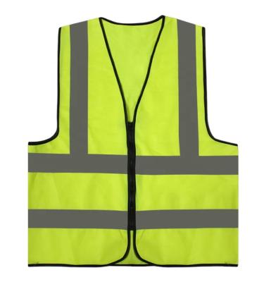 China High Quality Best Selling Reflective High Visibility Zipper Type High Visibility Safety Reflective Vest With Logo for sale