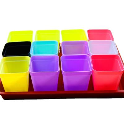 China PP resin plastic tray water tray simple thickened ground rectangular base to prevent the leakage of flower pots 1 liter flower pots for sale