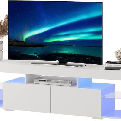 China Other Fashion 2 Drawer Led Tv Light Stand For Living Room for sale