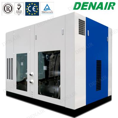 China 75HP Oil Free Screw Compressed Air Compressor 100% Oil Free for sale