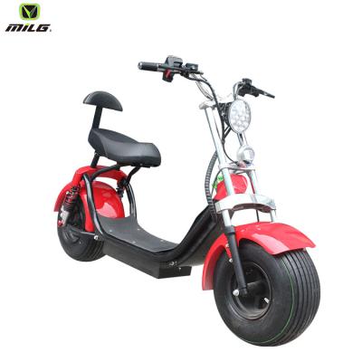 China Women MILG fat tire 60V lithium battery electric scooter / citycoco for sale