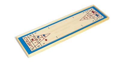 China Easy Move Tabletop Shuffleboard Game Table 3.5 FT Mini Shuffleboard Table For Kids Play for sale