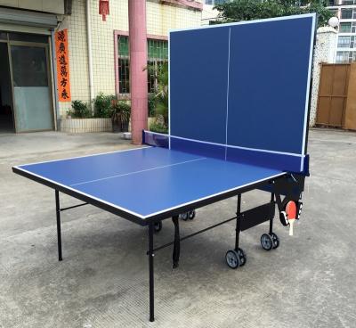 China 9FT het Vouwende Binnen van de de Pingponglijst van de Pingponglijst MDF Rek van het Metaaltoebehoren Te koop