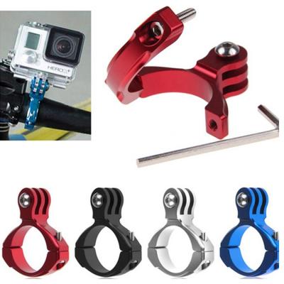 Κίνα China Supplier Gopros Camera Support Aluminum Handlebar Mount Bike Motorcycle Bike Clamp Mount Adapter For Go Pro Hero Series προς πώληση