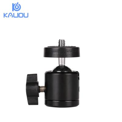 Chine Aluminum Alloy Kaliou Camera Shoe Light Cold Mini Ball Head Bracket Holder Mount Q29 1/4