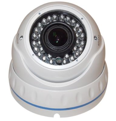 China Metal Dome Varifocal 2.8 ~ 12mm Analog Dome Camera IRC Bus Security Camera With IR Cut for sale