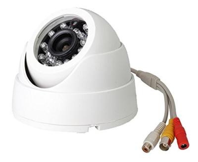 China HD Dome Surveillance Camera 24pcs IR LED  Metal Plastic White Black for sale