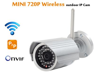 China cámara de red del P2P de la ranura para la tarjeta SD de la cámara de seguridad de la radio IP de 720P HD Digitaces en venta