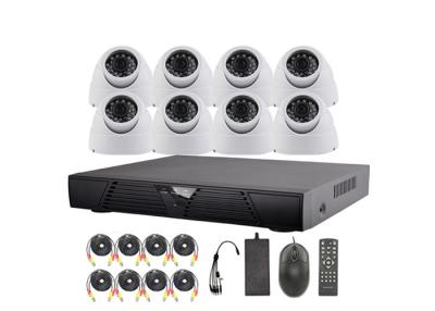 China 1.3 Megapixel 1080P AHD Dome Surveillance Security Camera System 8 Channel for sale