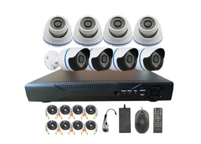 China Business / House Weatherproof CCTV Security Camera Systems With 8CH D1 DVR for sale