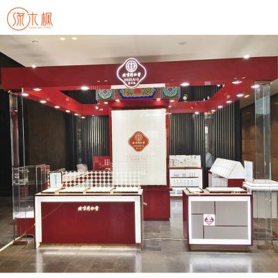 China Fashion Beauty Store Cosmetics Display Stands Led Light Cosmetics Display Stand With Acrylic Accessories for sale