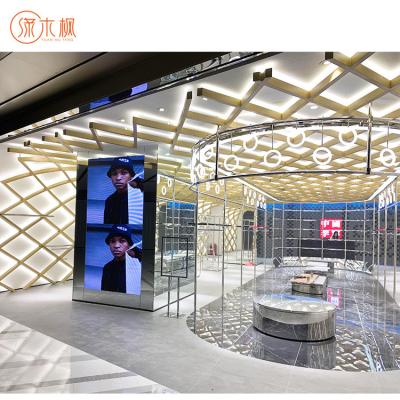 China Fashion China Manufacturer Clothing Display Table Custom Design Clothing Store Display Stands for sale