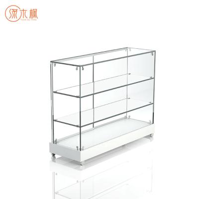 China Morden Classic Large Glass Display Cases China Manufacturer Wholesale Price Display Professional Glass Cabinets for sale