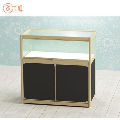 China Fashion Retail Store Display Case Show Vape Glass Safe Lockable Store Glass Display Cabinet for sale