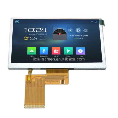 China Smart Home 4.3inch 45Pin TFT LCD with 480x272 Resolution and RGB Interface ST7282 for sale