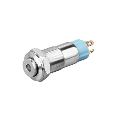 China On IP67 10mm Metal SPST Waterproof Push Button Switch for sale