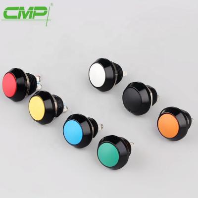 China CMP Metal 1NO Plastic Green 12mm Switch Push Button (TUV CE) for sale