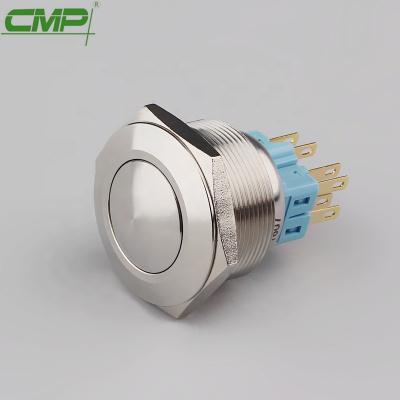 China Series Stainless Steel Anti-Vandal Push Button CMP 28mm Anti-Vandal Push Button Switch CE&TUV Approval for sale