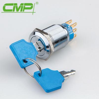 China 19mm of stainless steel 2 or 3 position (1NO1NC or 2NO2NC) main switch for sale