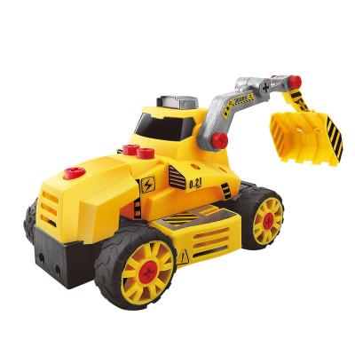 China 2021 New Arrival Construction Toy Building Block Engineering Truck Toy For Boys DIY Assemble Toy Car for sale