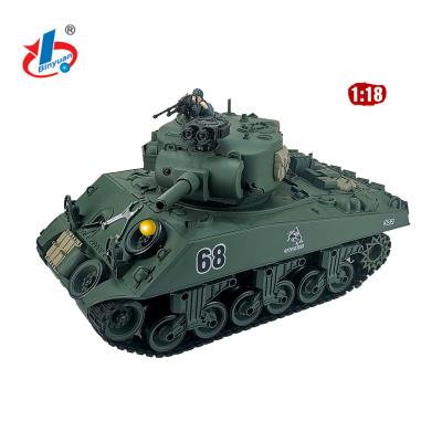 China 2.4G RC Tank Binyuan 1:18 RC Toy Remote Control Tank ZY-021 for Kids Military Remote Control Tank for sale