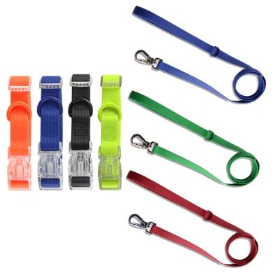 China New Design Fashion Fashion Training Dog Collar and Dog Leash Waterproof Viable Set for sale