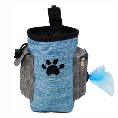 China Viable Training Pouch Side Dog Treat Bag With Poop Bag Dispenser Waist Pouch for sale