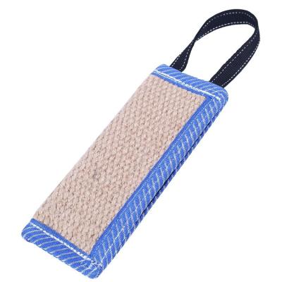 China Product Safety Durable Jute External Dog Tug Dog Training Dog Bite Toy Suit Chewing Dog Protective Tugs for sale