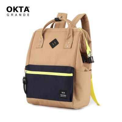 China OKTA waterproof 2021 winter new arrival polyester laptop backpack khaki bag for sale