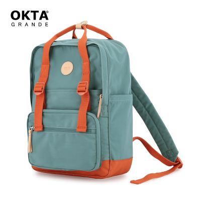 China OKTA waterproof 2021 summer new arrival green polyester waterproof backpack for sale