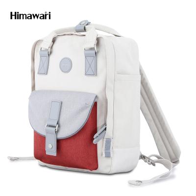 China 2021 New Arrival Spring Waterproof Polyester Backpack Beige Red Waterproof Bag for sale