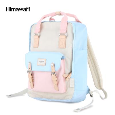 China Waterproof himawari extra large size 2021 pink blue waterproof nylon mochila for sale