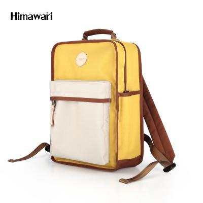 China 2021 himawari waterproof new arrival yellow beige waterproof laptop bag for sale