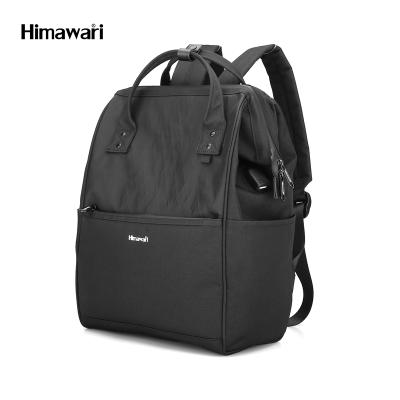 China With usb himawari 2020 new arrival zipper black color laptop waterproof mochila for sale