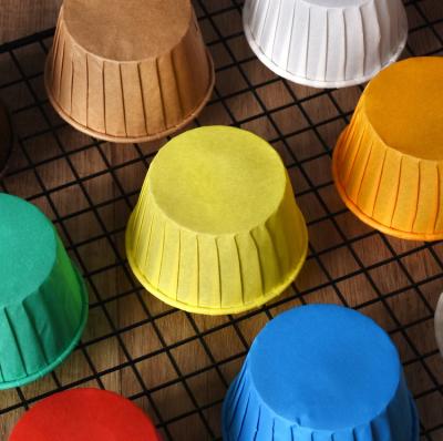 China Food Grade Rolling Mouth Cupcake Rolling Mouth Cupcake Paper Baking Liners for sale