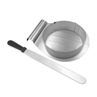 China Wholesale Customized Sustainable Retractable Round Sliced ​​Stainless Steel Mousse Ring Baking Tool for sale