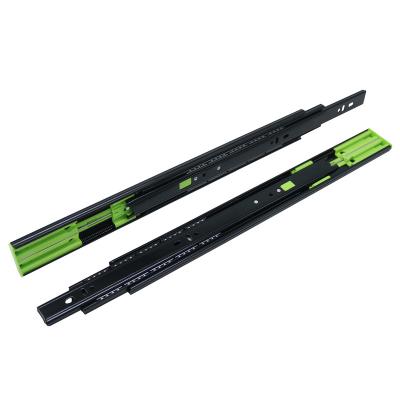 China Jieyang Modern Drawer Slide 45mm Ball Bearing Furniture Drawer Slides Soft Closing Rail for sale