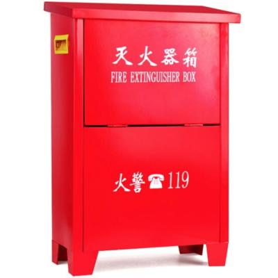 China Protective Device Wall Mount Metal Fire Extinguisher Cabinet OEM for sale