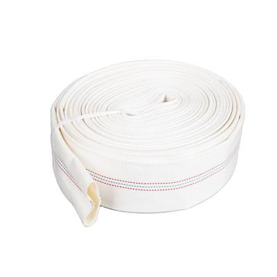 China Used in farms/mines/transportation 2022 3 inch White fire hose canvas pipe for agricultural irrigation pipe for sale