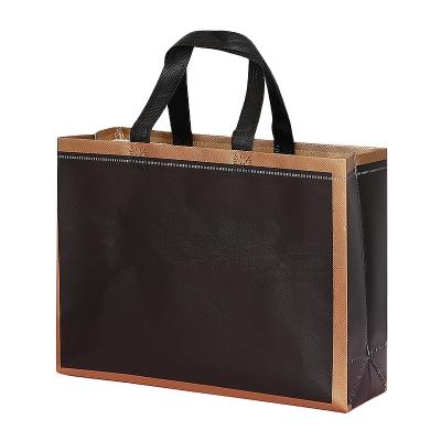 China Custom High Quality Promotional Reusable Eco-friendly Advertising Folding PP Tote Non Woven Shopping Bag for sale