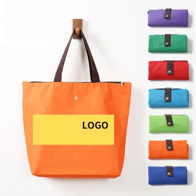 China Custom Reusable Shopping Bags Folding Grocery Bags Tote Film Shopping Bag Luxury Foldable Logo Personalized for sale