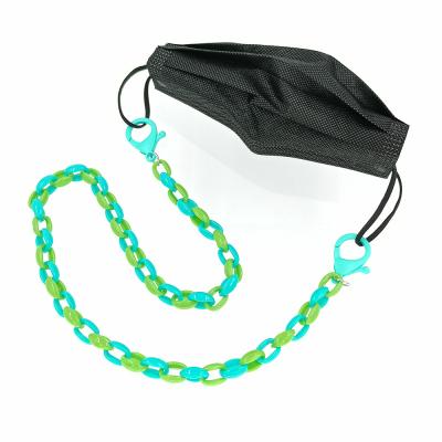 China Newest MASK HOLDER Acrylic Masking Lanyard Storage Artifact Portable Chain Student Chains For Eyeglasses Lanyard for sale