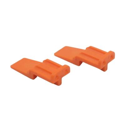 China Secondary Position Automotive Insurance PBT Orange 2 Pin Connector WM-2S Lock for sale