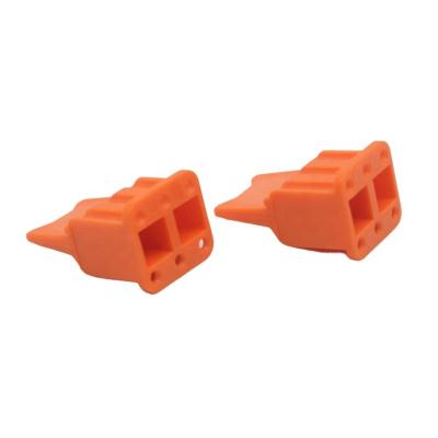 China Automotive PBT 6 Pin Connector Locks Position Assurance WM-6S Secondary Orange for sale