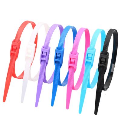 China Children's Playground Naughty Castle Nylon Cable Ties 8x350mm Colorful 100PCS Zip Tie Wrap Strap for sale