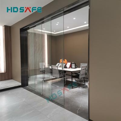 China 2021 Latest Design China Villa 4 Bedroom Modern Aluminum Sliding Panel Door Interior Office Glass Sliding Doors for sale